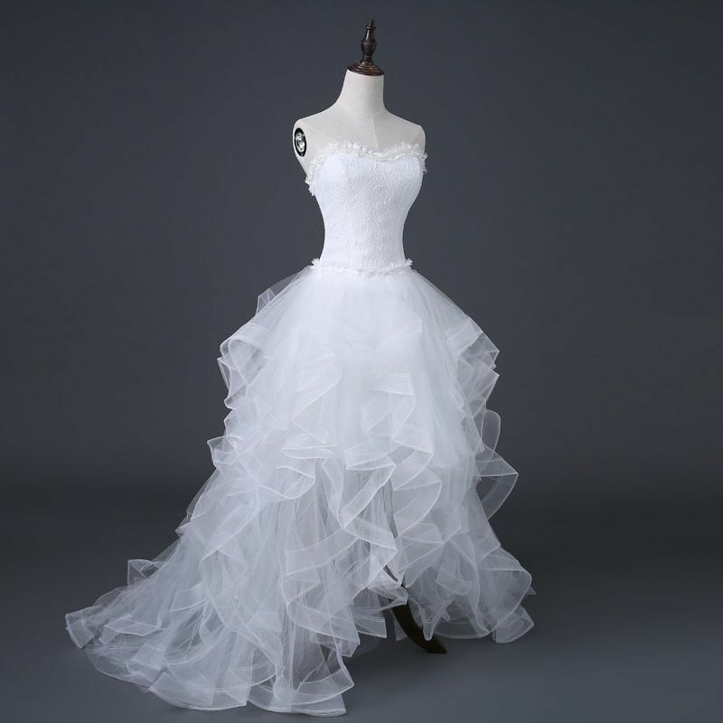 Short front/long back Bridal Gown - BELLE THINGS