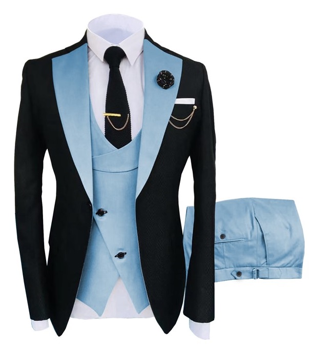 Modern Stylish 3 Pieces Men Suit Formal Business Suit/Tuxedos – BELLE THINGS