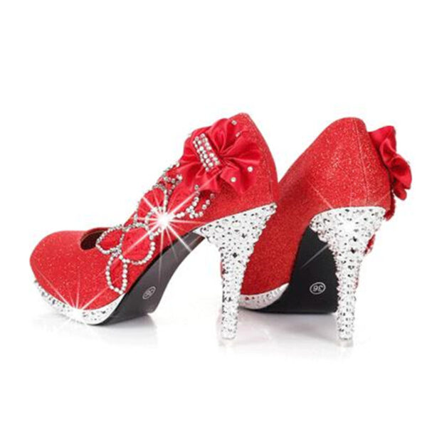 Elegant rhinestones High Heel Shoe - Image 5