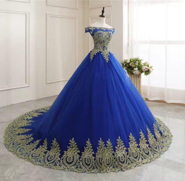 Off Shoulder Quinceanera Ball Gowns - Image 2
