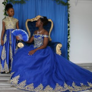 Mother & Daughter Luxury Matching Color Outfit