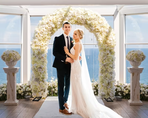 Iron Wedding Arch Rental