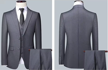 Tailored Fit Regular Two button design 2 Pieces Suit - Image 3