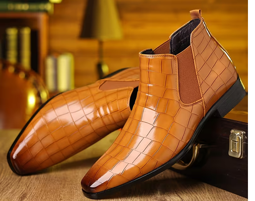 Luxury Design High-top Men Dressing Shoe - Image 3